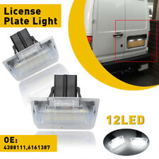 Pair License Plate Light Rear Number Plate Lamp For Ford Transit MK4/MK5/MK6/MK7
