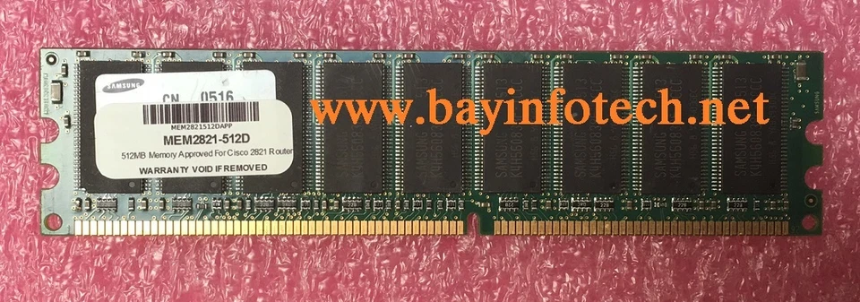 MEM2821-512D 512MB Memory Approved For Cisco 2821 Router - Image 1 of 1