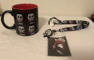 Halloween Michael Myers Lot Lanyard and 20 oz Coffee Mug Horror - Picture 1 of 8