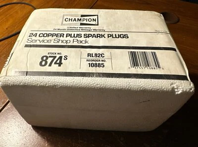 NEW Champion Spark Plug RL82C Service Shop 874S Package of 24 - Image 1 of 2