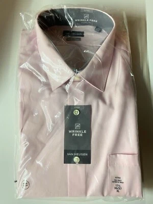 New Van Heusen Fitted Wrinkle Free Full Chest Tapered At Waist Size XL - Image 1 of 4