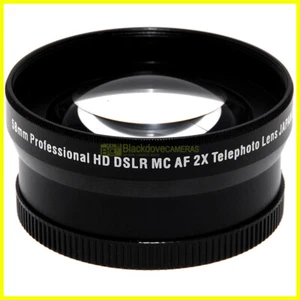 Zeikos Aggiuntivo HD Telephoto MC DSLR 2x per obiettivi con diametro filtri 58mm - Imagen 1 de 4