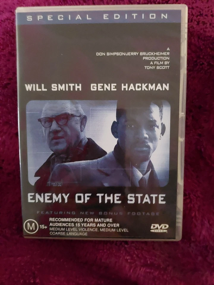 DVD - Enemy Of The State - Staring Gene Hackman - Region 4 - image 1 of 1