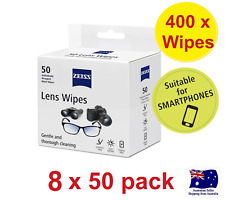 400 X ZEISS LENS WIPES CLEANING OPTICAL GLASSES CAMERA IPHONE MOBILE- 200 WIPES