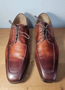 Scarpe eleganti Oxford Magnanni Romelo Diversa 20689 in pelle marrone da uomo taglia 12 M - Foto 1 di 12