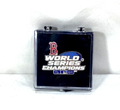 RARE 2004 World Series Champions Boston Red Sox Pin Team Issue MLB Logo FREESHIP - Image 1 of 3