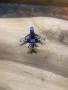 Galoob Micro Machines Boeing 747 Black/Purple "LGA" Plane Mini Aircraft - Picture 1 of 4