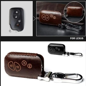 Leather Car Key Fob Case Cover Holder For Lexus ES RX LX GS ES350 IS250 RX350 - Picture 1 of 10