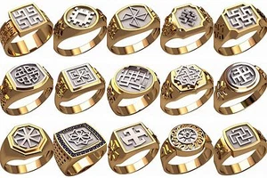 set of 15 pcs WAX PATTERNS for Lost Wax Casting silver or gold Jewelry_m20 - Picture 1 of 1