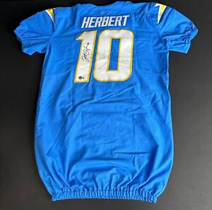 Justin Herbert Signed Nike Game Issued Los Angeles Chargers Jersey BAS W370809