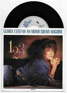 MIAMI SOUND MACHINE GLORIA ESTEFAN 1-2-3 TWO VERSIONS SINGLE FROM NETHERLANDS - Picture 1 of 1