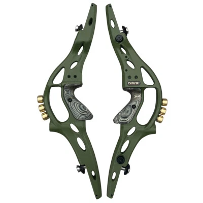 19" ILF Recurve Bow Riser Metal Takedown Brass Weight Bow Handle Hunting Archery - Image 1 of 4