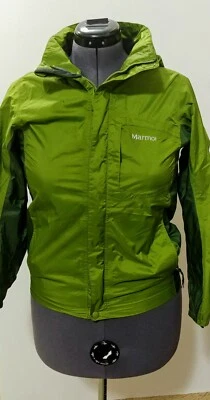 Marmot Green Rain Jacket for Girls Size L - Image 1 of 4