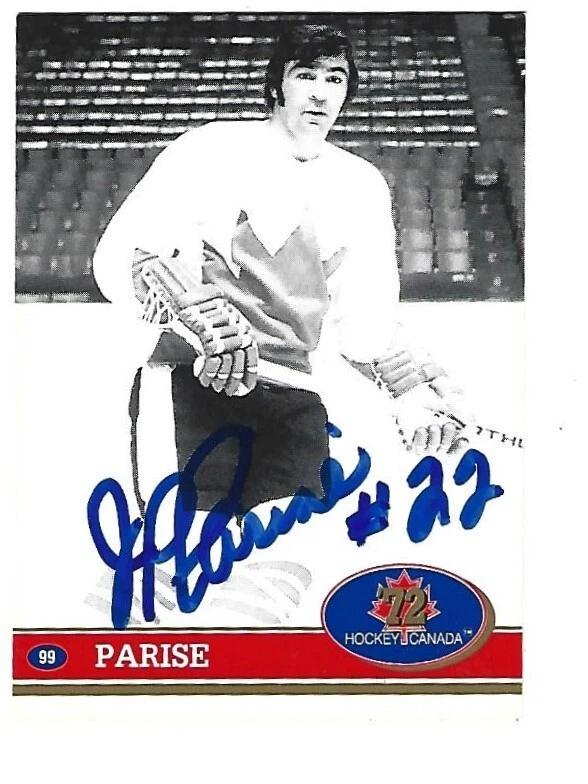 RARE 1991 TEAM CANADA #99 J.P PARISE (DEC. 2015) AUTOGRAPHED CARD !!! - Image 1 of 1