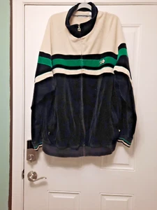 FILA Vintage long sleeved zipped velour track jacket vintage 3XLT - Picture 1 of 15