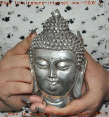 西藏佛教藏银释迦牟尼释迦牟尼Shakya Mani头像 — 第 1/4 张图片