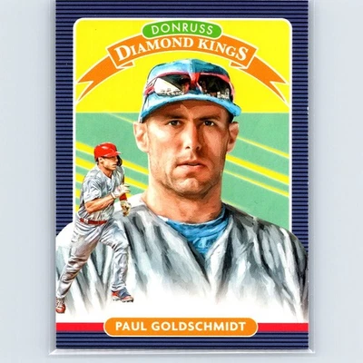 2020 Donruss Paul Goldschmidt #25 Yellow St. Louis Cardinals - Image 1 of 2