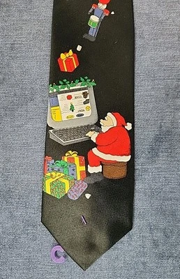 Corbata de madera vintage Romario Manzini Santa Navidad soldado árbol u-8F Foto 1 de 4