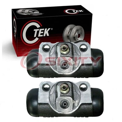 Cilindros de rueda de freno de tambor trasero centrados de 2 piezas para Mazda B3000 uj 1998-2008 Foto 1 de 4