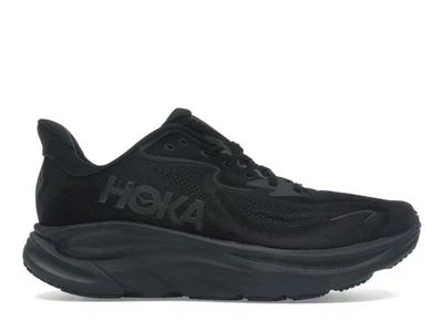 Hoka Men's Clifton 10 Black/Black Running Shoe - Image 1 of 3