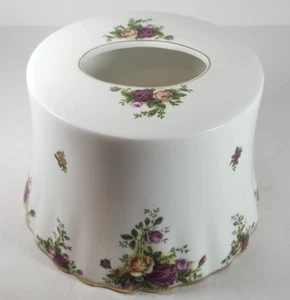 Royal Albert Old Country Roses Round Bone China copertura porta fazzoletti - #14721 - Foto 1 di 10