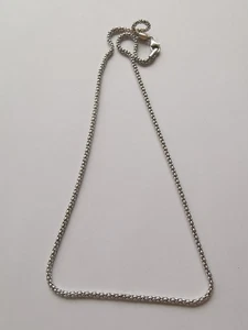 Collana maglia popcorn in argento sterling 4,6 g 18". R3M - Foto 1 di 4