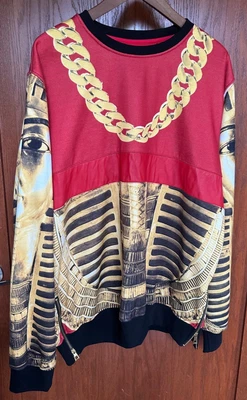 Hudson Outerwear Men's 3X Red and Gold long-sleeved Pull-over Shirt - Image 1 of 4