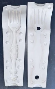 Vintage Ceramic Slip Cast Mold Large Wall Fork - Picture 1 of 6