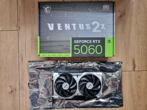 MSI GeForce RTX 5060 8G VENTUS 2X OC Graphics Card - 8GB GDDR7 (28Gbps/128-bit) - Afbeelding 1 van 7