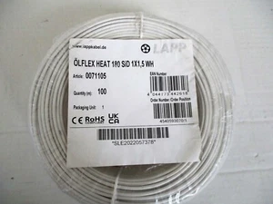 Lappkabel ölflex heat 180 sid 1x1,5 Kabel 100 Meter  Einzelader; 1X1.5; - Bild 1 von 1