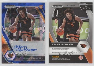 2021-22 Panini Prizm Draft Picks Blue Ice /75 Ethan Thompson #DP-ETH Auto