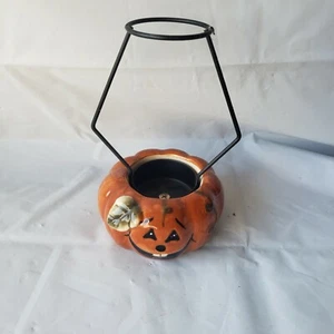 Pumpkin Votive Candle Holder Halloween - Picture 1 of 7