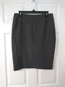 Worthington Above The Knee Length Skirt      Size 10   Dark Gray     (CT005K) - Picture 1 of 7