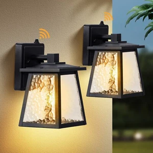 Outdoor Garage Lights Wall Light fixtures Dusk to Dawn Lighting Wall Lanterns - Picture 1 of 10