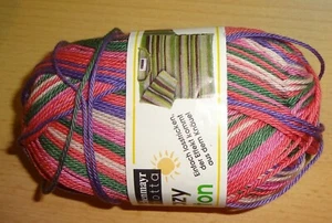 50 €/1 kg Crazy Cotton Baumwolle Strickgarn Schachenmayr Sommer 50 g pink colo - Bild 1 von 2