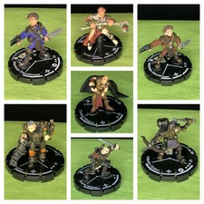 Mage Knight Miniature Figure LOT of 7 Golem Magus Surok D&D Clix Dark Riders 2.0