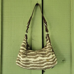 New THE SAK Brown White Knit Shoulder Bag - Picture 1 of 8