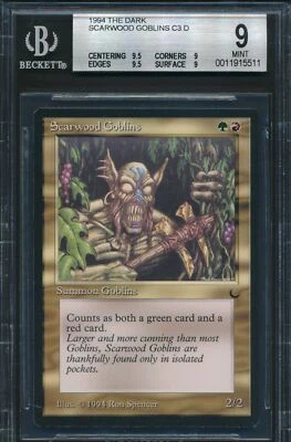 The Dark Scarwood Goblins BGS 9 Graded Magic MTG (5511) - Image 1 of 3
