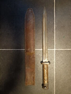 Baionetta Mannlicher M95 fatta di corna di cervo rara - Immagine 1 di 3