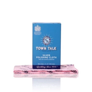Town Talk cubiertos reutilizable algodón antioxidante pulido paño de limpieza grande - Imagen 1 de 4