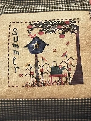 Heart In Hand Wee Summer Cross Stitch Pattern - Image 1 of 2