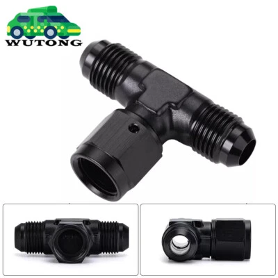 3-Way Tee T-Piece Fitting Adapter AN4 AN6 AN8 AN10 AN12 Female to 2x AN Male - Image 1 of 4