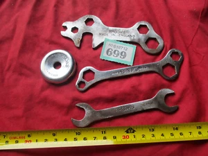 Vintage Brooks Spoke spanner joblot job lot bundle bike bicycles saddle bag - Picture 1 of 16