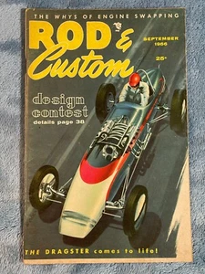 Vintage Rod And Custom Magazine September 1956 Quinn Paperback - Picture 1 of 8