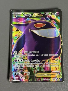 Pokemon Gengar EX 114/119 Full Art Phantom Forces - Picture 1 of 15