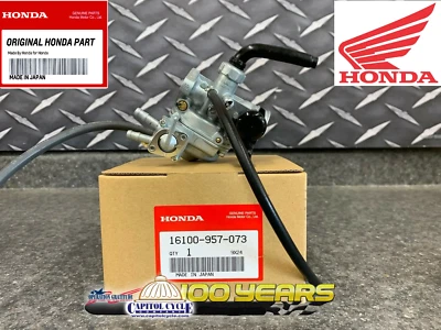 16100-957-073 HONDA ATC70 1978-1985 NEW OEM CARBURETOR ASSEMBLY Foto 1 de 4