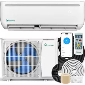 12000 BTU Mini Split Air Conditioner Cool Heat Pump System 17SEER2 208-230V Wifi - Picture 1 of 13