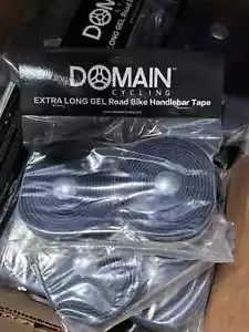 Dominio Ciclismo Extra Lungo Gel Bici da Strada Manubrio Bicicletta Nastro Blu Scuro - Foto 1 di 4