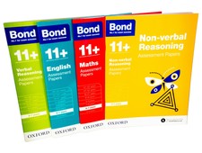 Bond 11+ Maths English Verbal Reasoning Assessment  4 Books For Age 6 - 7 Years