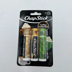 ChapStick 3 Pack Lip Balm Coffee Vanilla Latte Caramel Macchiato Mint Mocha - Picture 1 of 5